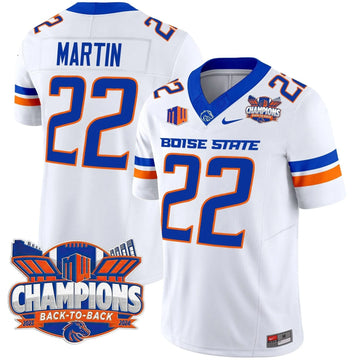 Personalized BSB 2026 Back To Back Champions Vapor Limited Jersey - White / Doug Martin Stitched