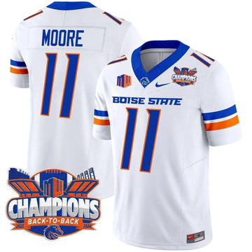 Personalized BSB 2026 Back To Back Champions Vapor Limited Jersey - White / Kellen Moore Stitched