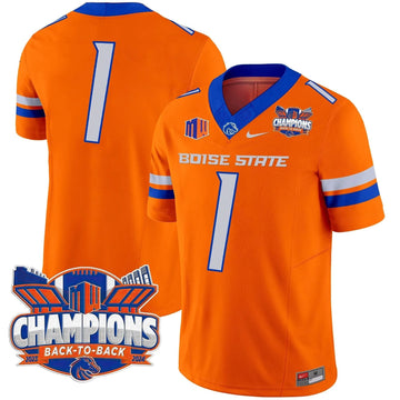 Personalized BSB 2026 Back To Back Champions Vapor Limited Jersey - Orange / #1 Team Stitched