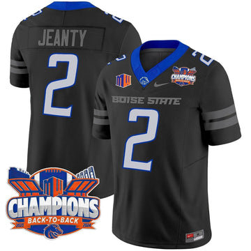 Personalized BSB 2026 Back To Back Champions Vapor Limited Jersey - Black / Ashton Jeanty Stitched
