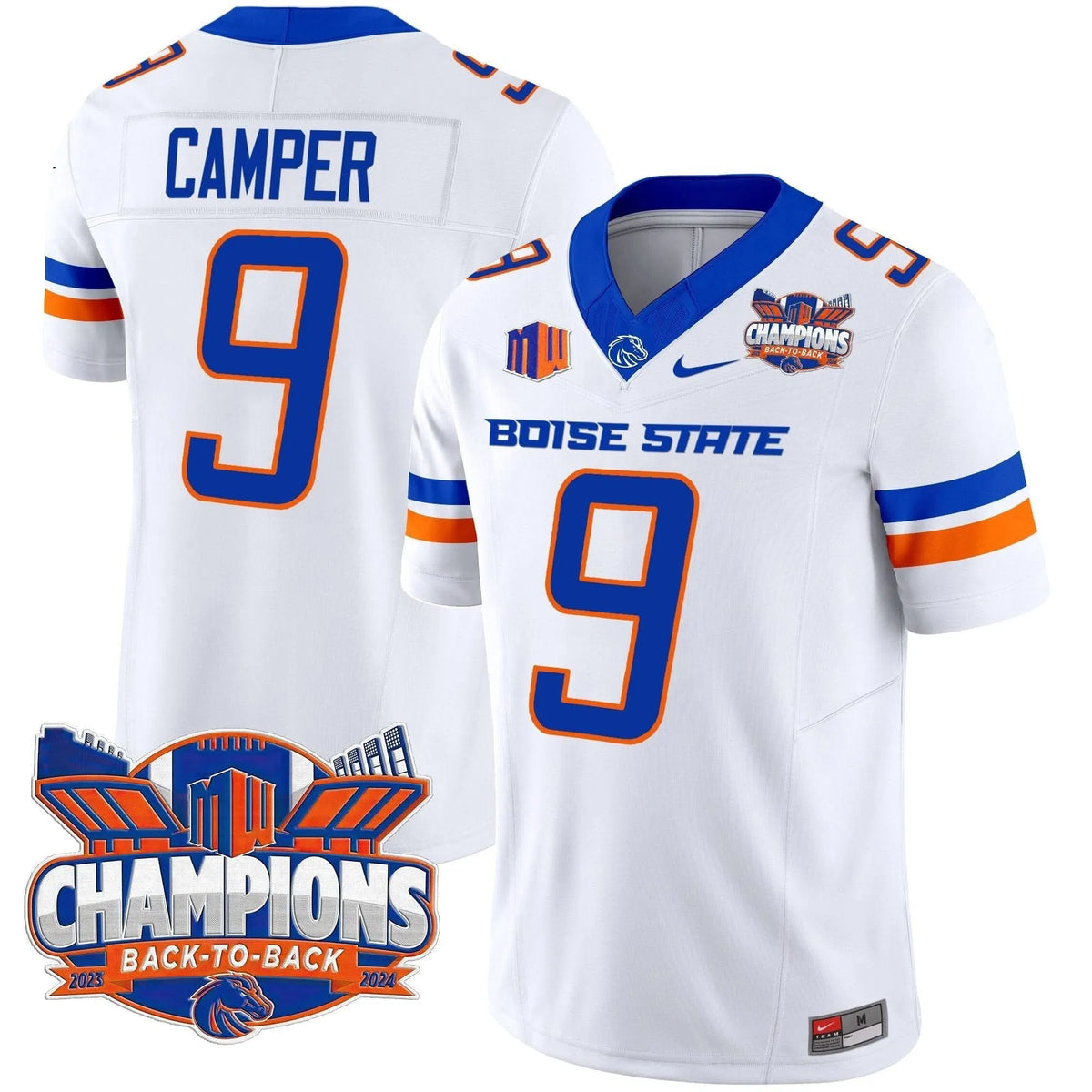 Personalized BSB 2026 Back To Back Champions Vapor Limited Jersey - White / Cameron Camper Stitched