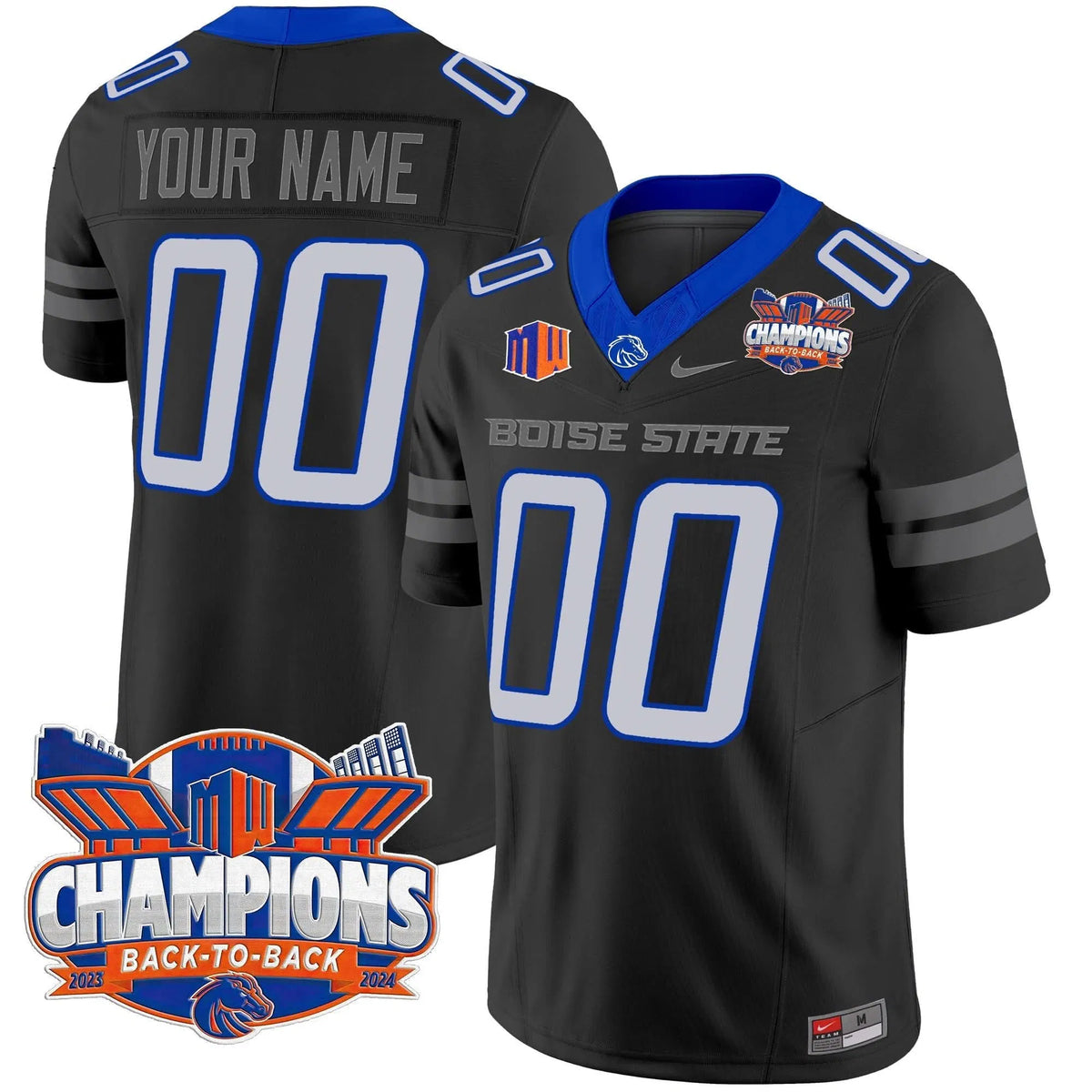 Personalized BSB 2026 Back To Back Champions Vapor Limited Custom Jersey - Black Stitched