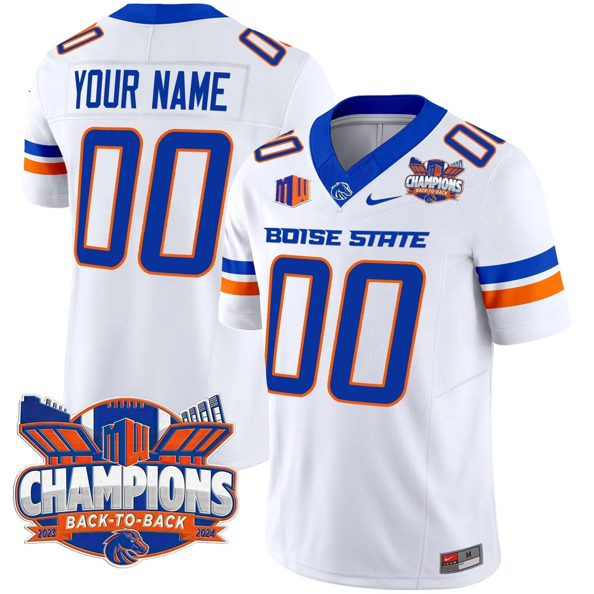 Personalized BSB 2026 Back To Back Champions Vapor Limited Custom Jersey - White Stitched