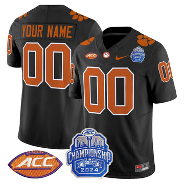 Personalized CT 2026 ACC Championship Patch Vapor Limited Custom Jersey - Black Stitched