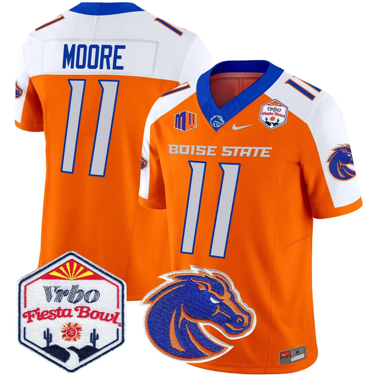 Personalized BSB 2026 The Fiesta Bowl Patch Vapor Limited Jersey - Orange Alternate / Kellen Moore Stitched