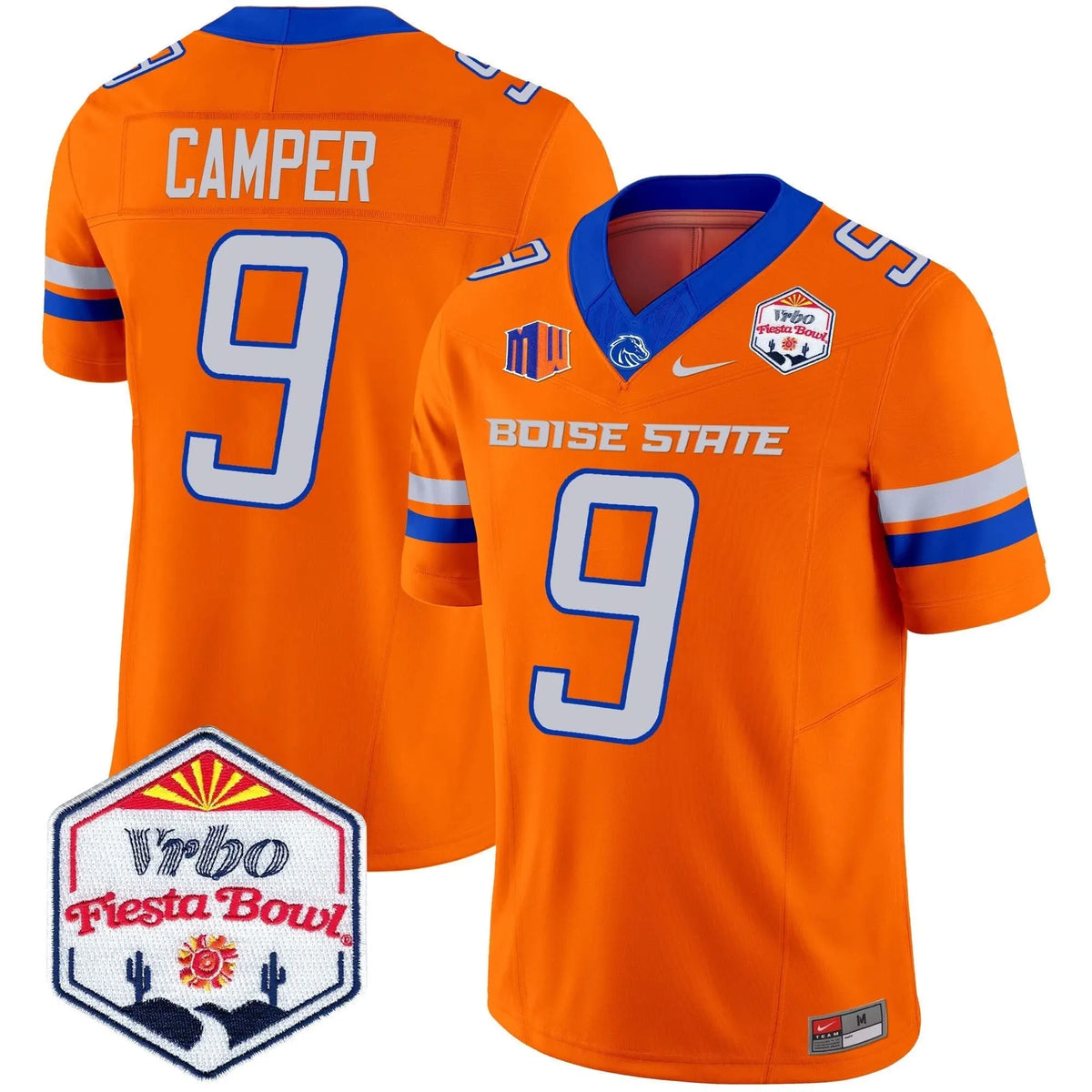 Personalized BSB 2026 The Fiesta Bowl Patch Vapor Limited Jersey - Orange / Cameron Camper Stitched