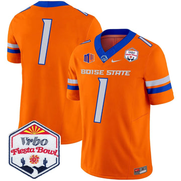 Personalized BSB 2026 The Fiesta Bowl Patch Vapor Limited Jersey - Orange / #1 Team Stitched