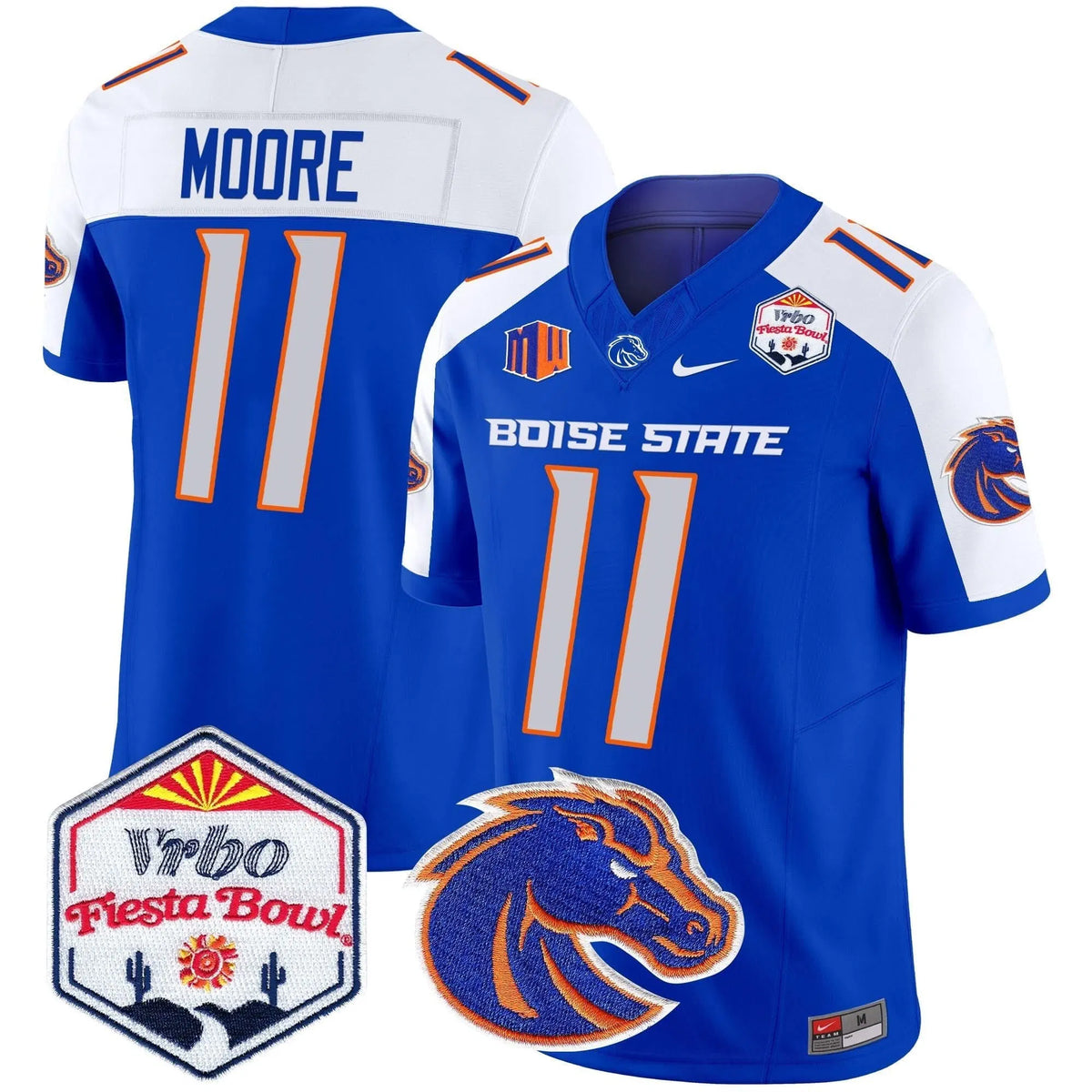 Personalized BSB 2026 The Fiesta Bowl Patch Vapor Limited Jersey - Royal Alternate / Kellen Moore Stitched