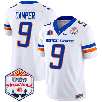 Personalized BSB 2026 The Fiesta Bowl Patch Vapor Limited Jersey - White / Cameron Camper Stitched