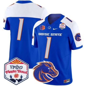 Personalized BSB 2026 The Fiesta Bowl Patch Vapor Limited Jersey - Royal Alternate / #1 Team Stitched