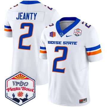 Personalized BSB 2026 The Fiesta Bowl Patch Vapor Limited Jersey - White / Ashton Jeanty Stitched