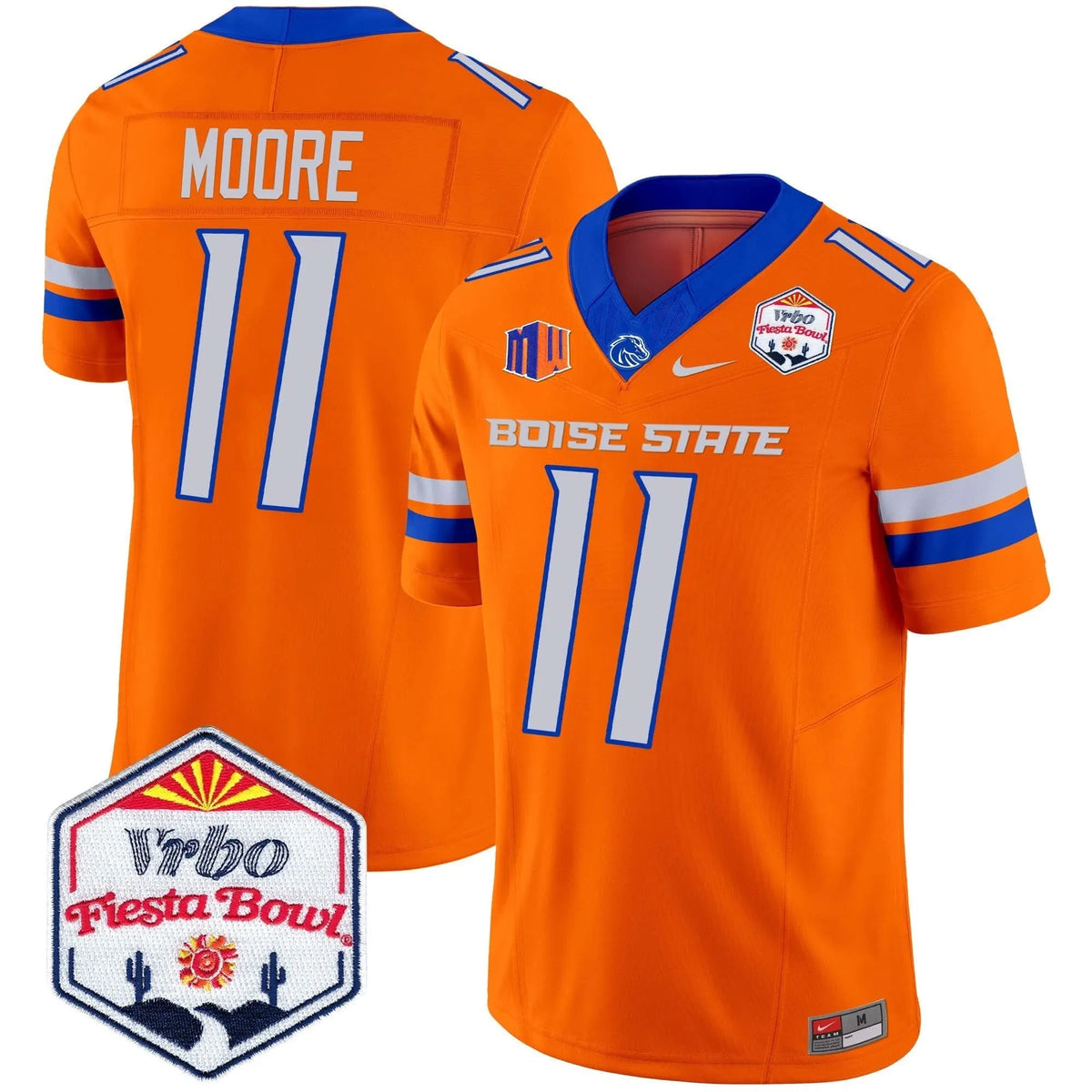 Personalized BSB 2026 The Fiesta Bowl Patch Vapor Limited Jersey - Orange / Kellen Moore Stitched