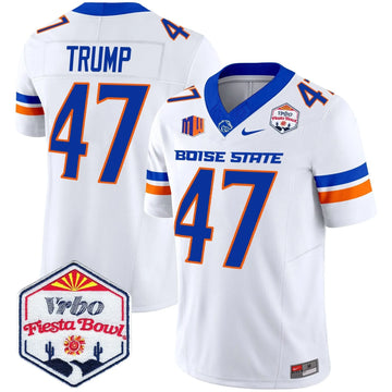 Personalized BSB 2026 The Fiesta Bowl Patch Vapor Limited Jersey - White / Trump Stitched