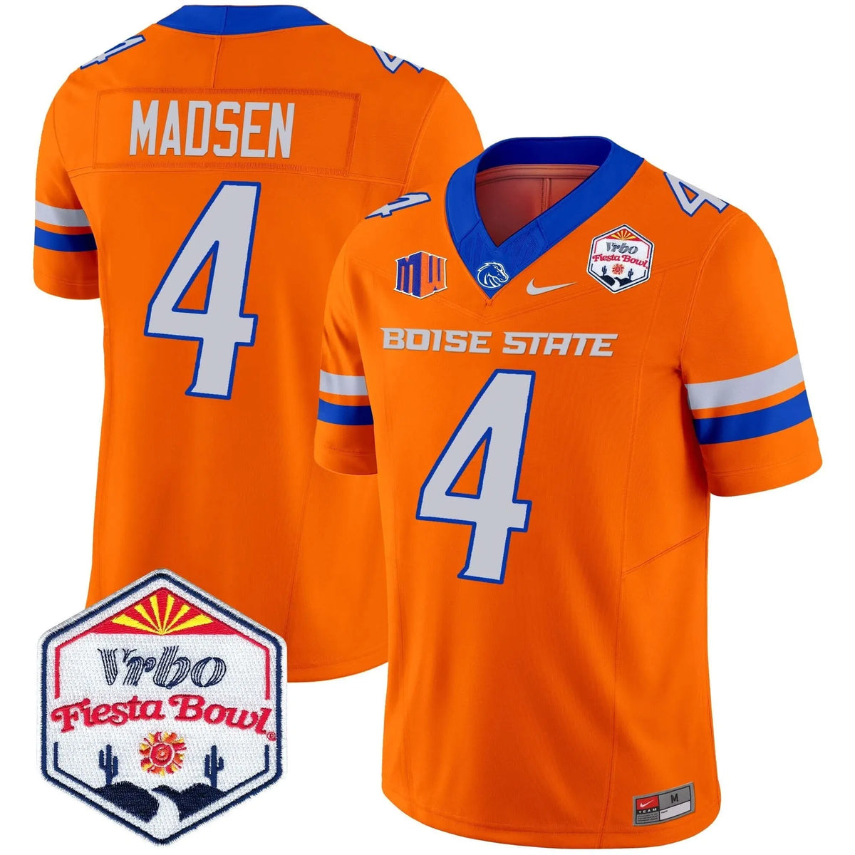 Personalized BSB 2026 The Fiesta Bowl Patch Vapor Limited Jersey - Orange / Maddux Madsen Stitched