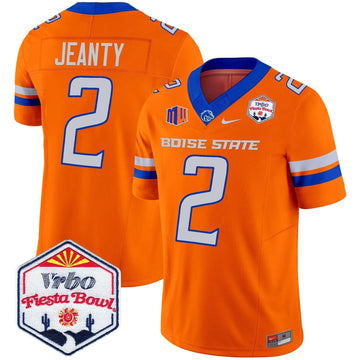 Personalized BSB 2026 The Fiesta Bowl Patch Vapor Limited Jersey - Orange / Ashton Jeanty Stitched