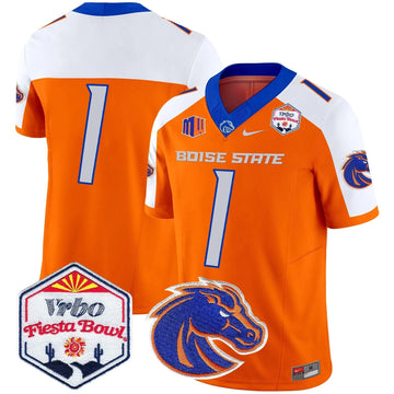 Personalized BSB 2026 The Fiesta Bowl Patch Vapor Limited Jersey - Orange Alternate / #1 Team Stitched