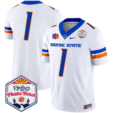 Personalized BSB 2026 The Fiesta Bowl Patch Vapor Limited Jersey - White / #1 Team Stitched