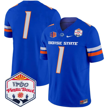 Personalized BSB 2026 The Fiesta Bowl Patch Vapor Limited Jersey - Royal / #1 Team Stitched