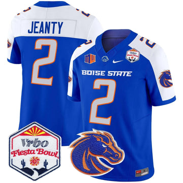 Personalized BSB 2026 The Fiesta Bowl Patch Vapor Limited Jersey - Royal Alternate / Ashton Jeanty Stitched