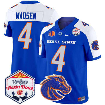 Personalized BSB 2026 The Fiesta Bowl Patch Vapor Limited Jersey - Royal Alternate / Maddux Madsen Stitched