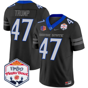 Personalized BSB 2026 The Fiesta Bowl Patch Vapor Limited Jersey - Black / Trump Stitched