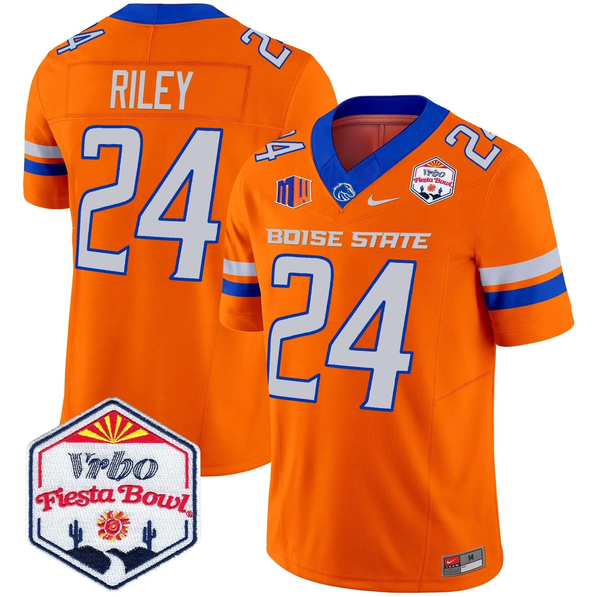 Personalized BSB 2026 The Fiesta Bowl Patch Vapor Limited Jersey - Orange / Dylan Riley Stitched