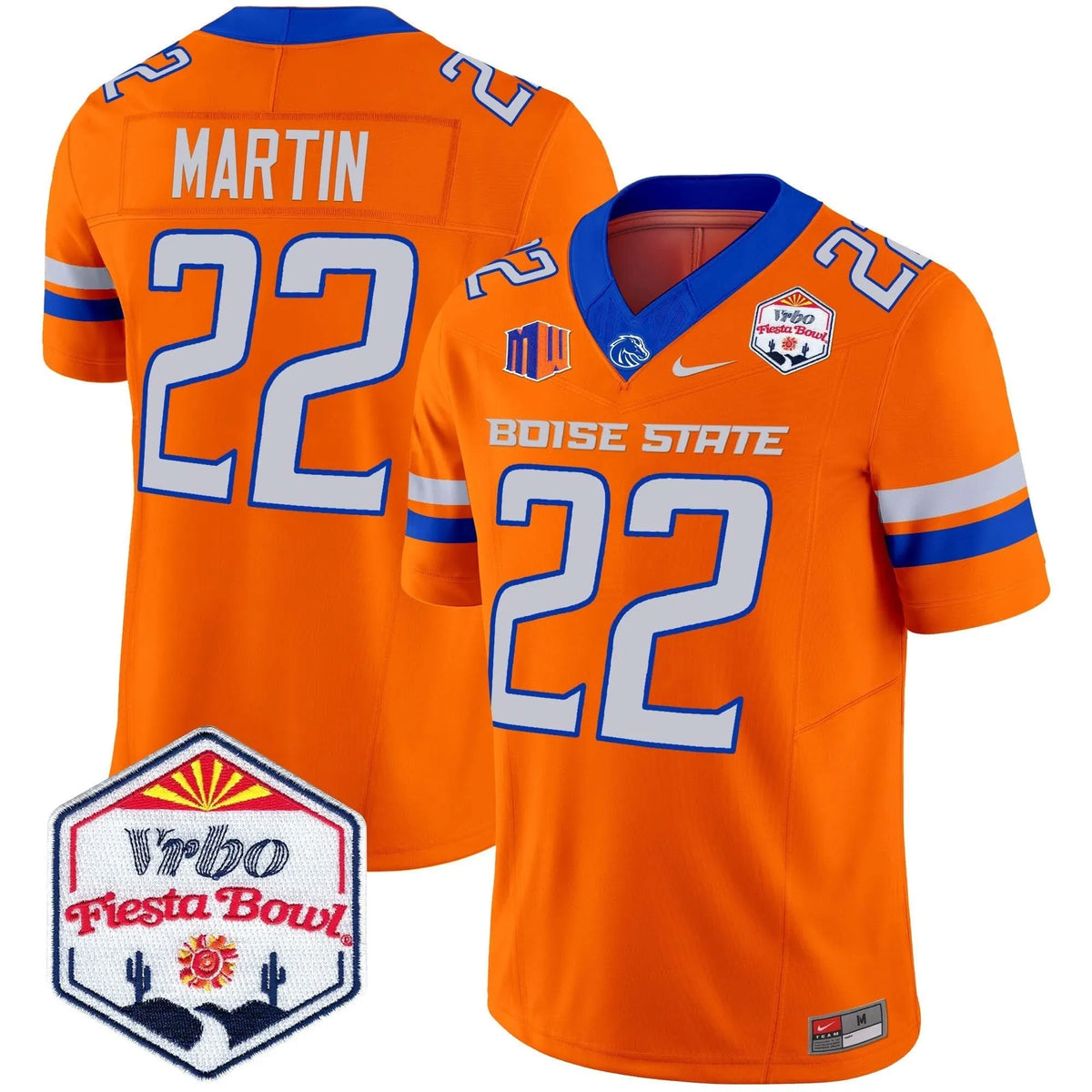 Personalized BSB 2026 The Fiesta Bowl Patch Vapor Limited Jersey - Orange / Doug Martin Stitched