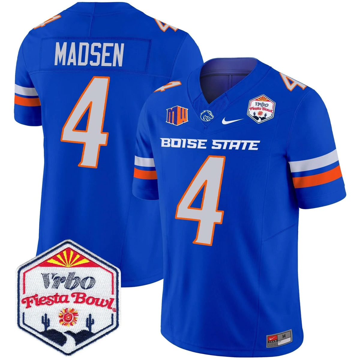 Personalized BSB 2026 The Fiesta Bowl Patch Vapor Limited Jersey - Royal / Maddux Madsen Stitched