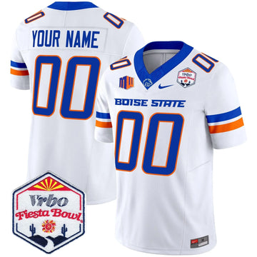 Personalized BSB 2026 The Fiesta Bowl Patch Vapor Limited Custom Jersey - White Stitched