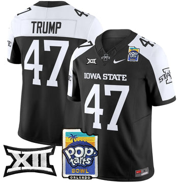 Personalized ISC 2026 PopTarts Bowl Patch Vapor Limited Jersey - Black Alternate / Trump Stitched