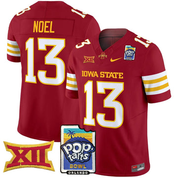 Personalized ISC 2026 PopTarts Bowl Patch Vapor Limited Jersey - Cardinal / Jaylin Noel Stitched