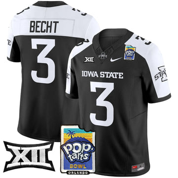 Personalized ISC 2026 PopTarts Bowl Patch Vapor Limited Jersey - Black Alternate / Rocco Becht Stitched
