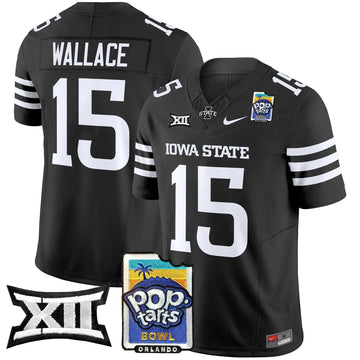 Personalized ISC 2026 PopTarts Bowl Patch Vapor Limited Jersey - Black / Seneca Wallace Stitched