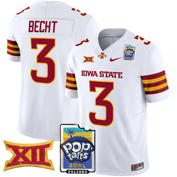 Personalized ISC 2026 PopTarts Bowl Patch Vapor Limited Jersey - White / Rocco Becht Stitched