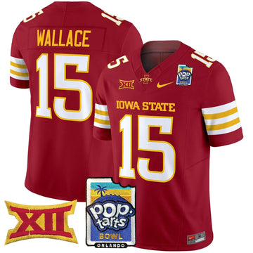 Personalized ISC 2026 PopTarts Bowl Patch Vapor Limited Jersey - Cardinal / Seneca Wallace Stitched