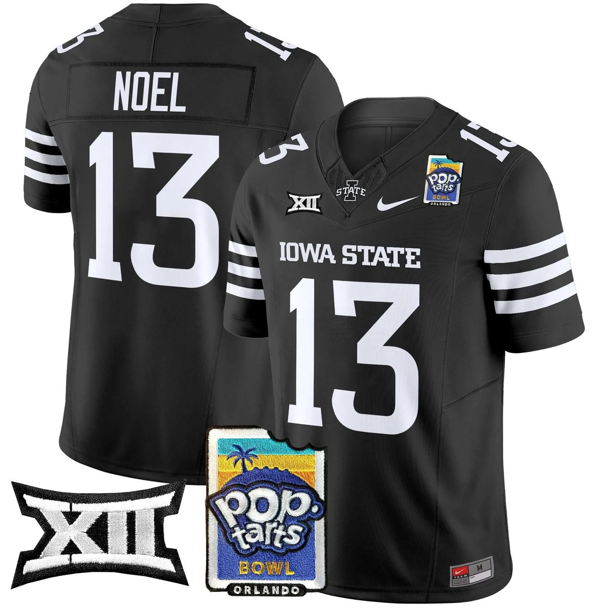 Personalized ISC 2026 PopTarts Bowl Patch Vapor Limited Jersey - Black / Jaylin Noel Stitched