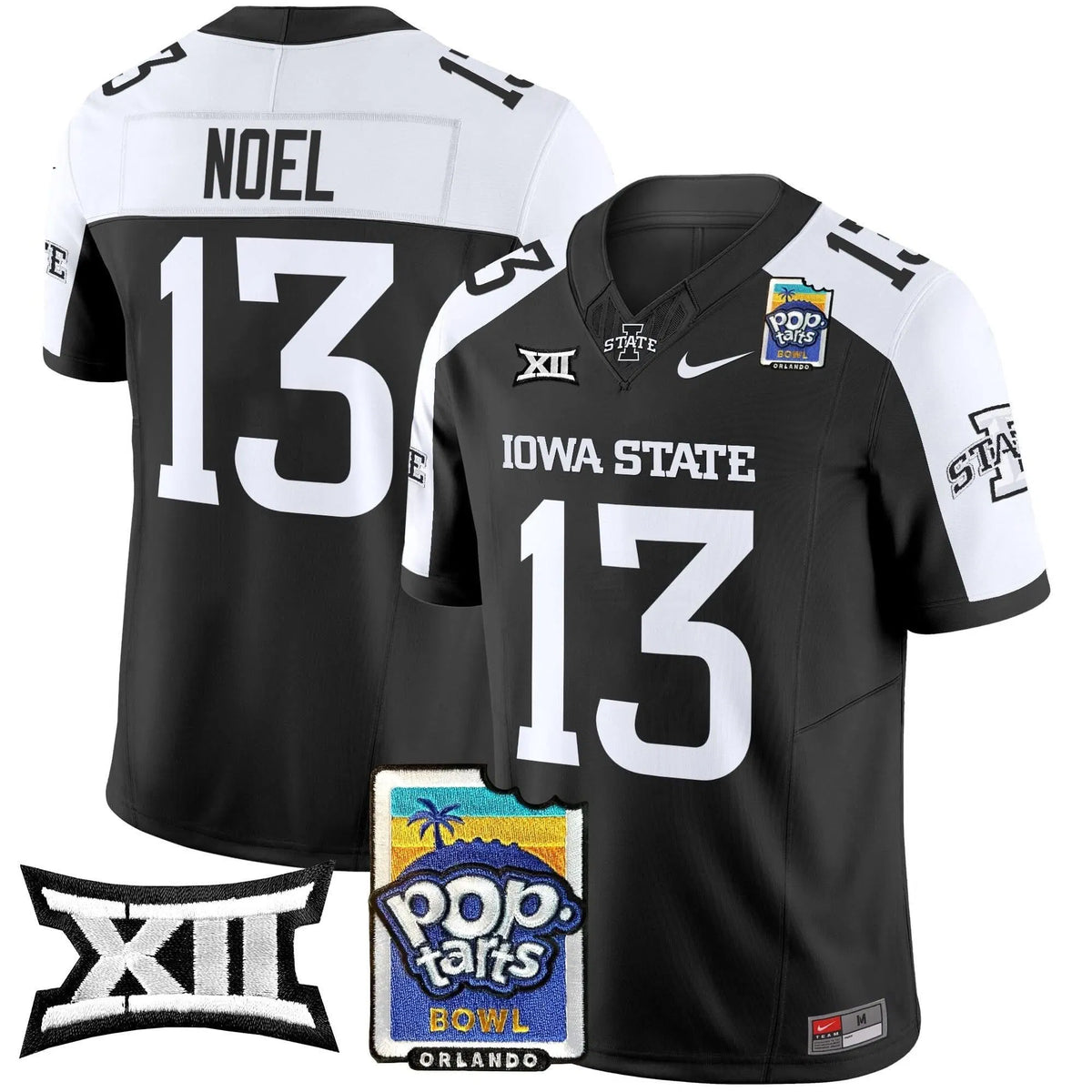 Personalized ISC 2026 PopTarts Bowl Patch Vapor Limited Jersey - Black Alternate / Jaylin Noel Stitched