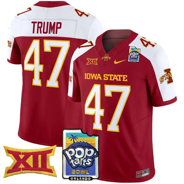 Personalized ISC 2026 PopTarts Bowl Patch Vapor Limited Jersey - Cardinal Alternate / Trump Stitched