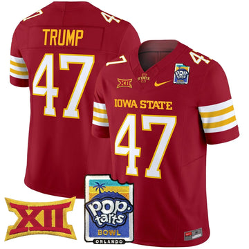 Personalized ISC 2026 PopTarts Bowl Patch Vapor Limited Jersey - Cardinal / Trump Stitched