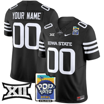 Personalized ISC 2026 PopTarts Bowl Patch Vapor Limited Custom Jersey - Black Stitched