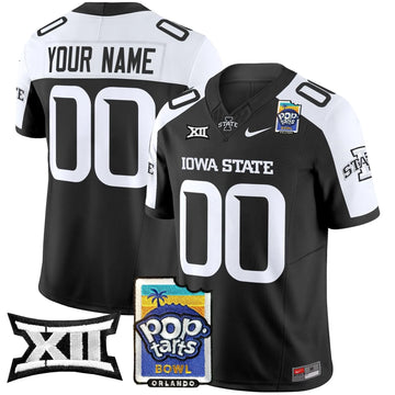 Personalized ISC 2026 PopTarts Bowl Patch Vapor Limited Custom Jersey - Black Alternate Stitched