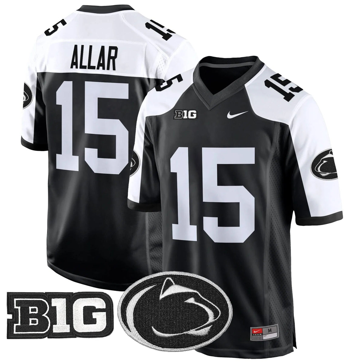Personalized PSU 2026 Game Jersey - Black Alternate / Drew Allar Stitched