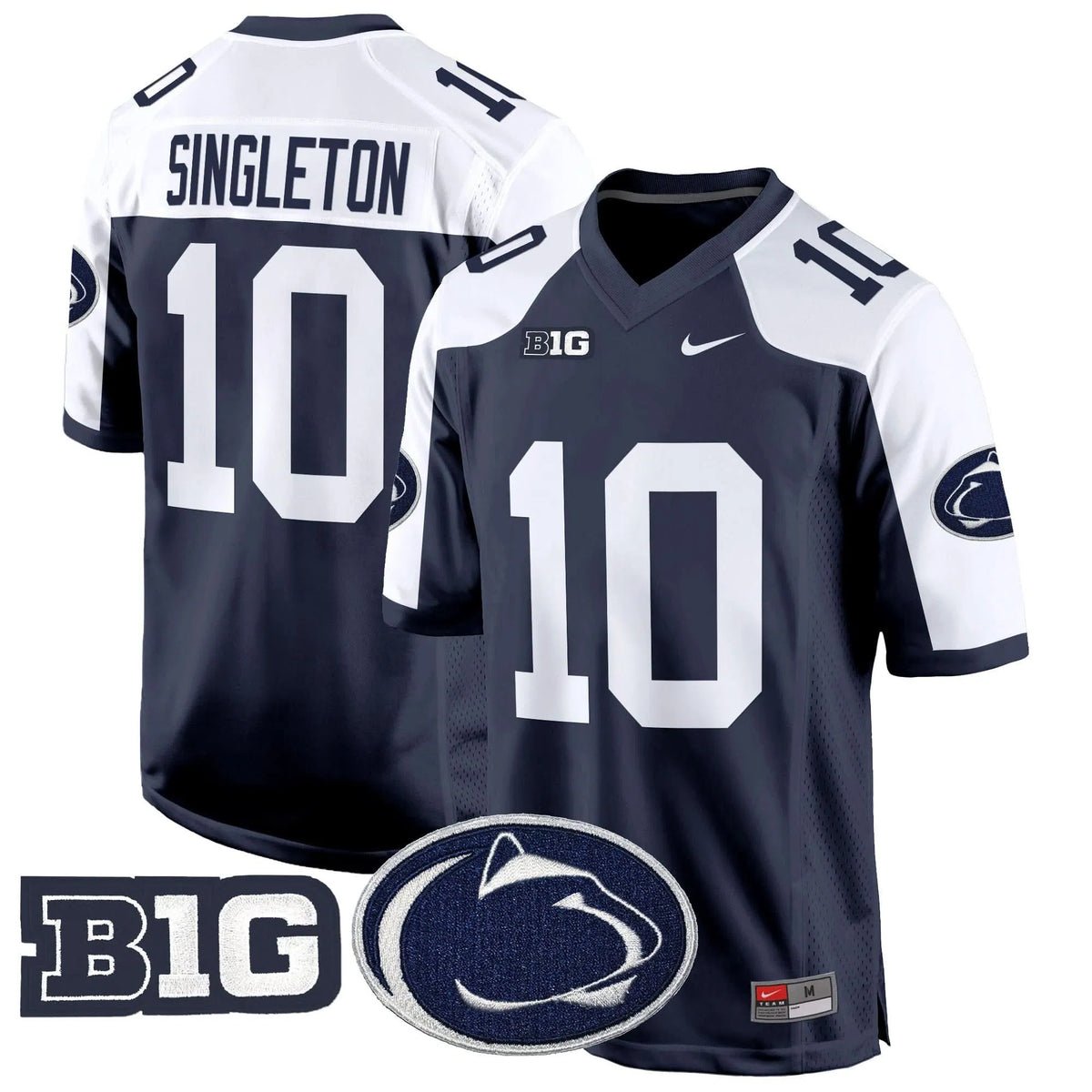 Personalized PSU 2026 Game Jersey - Navy Alternate / Nicholas Singleton Stitched