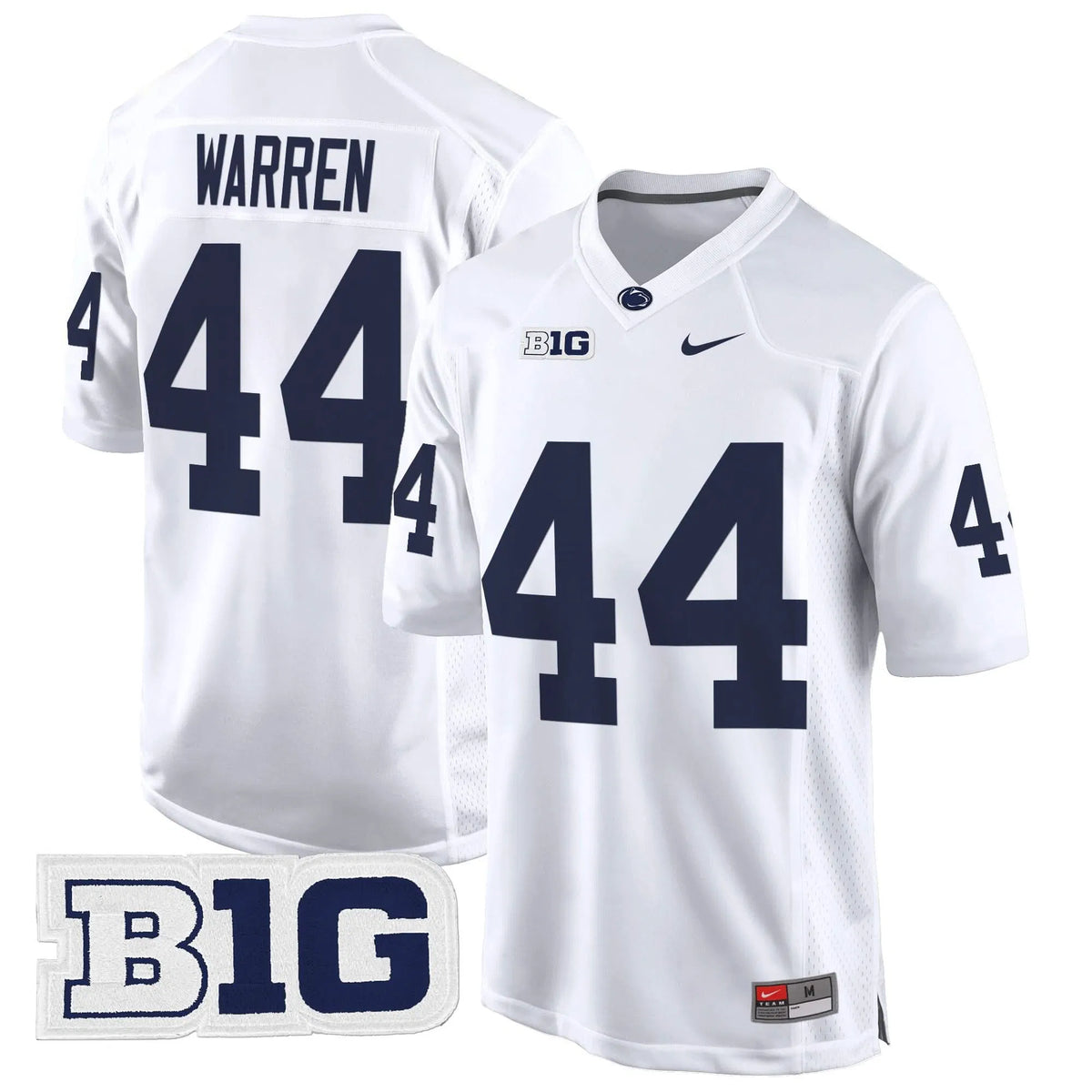 Personalized PSU 2026 Game Jersey - White / Tyler Warren Stitched