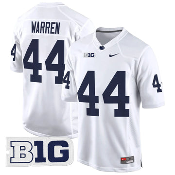 Personalized PSU 2026 Game Jersey - White / Tyler Warren Stitched
