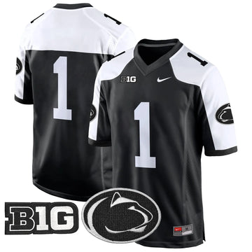 Personalized PSU 2026 Game Jersey - Black Alternate / #1 Team Stitched