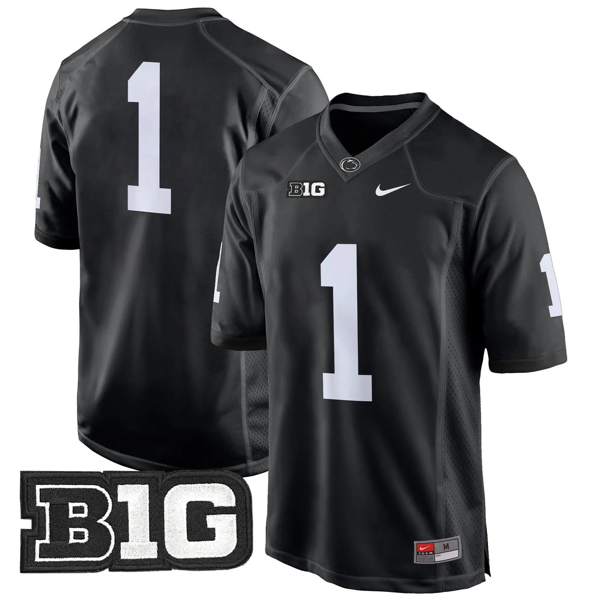 Personalized PSU 2026 Game Jersey - Black / #1 Team Stitched