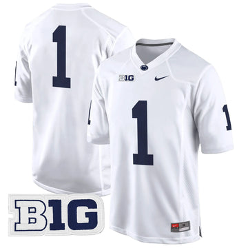 Personalized PSU 2026 Game Jersey - White / #1 Team Stitched