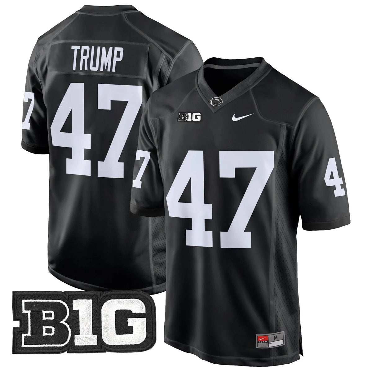 Personalized PSU 2026 Game Jersey - Black / Trump Stitched