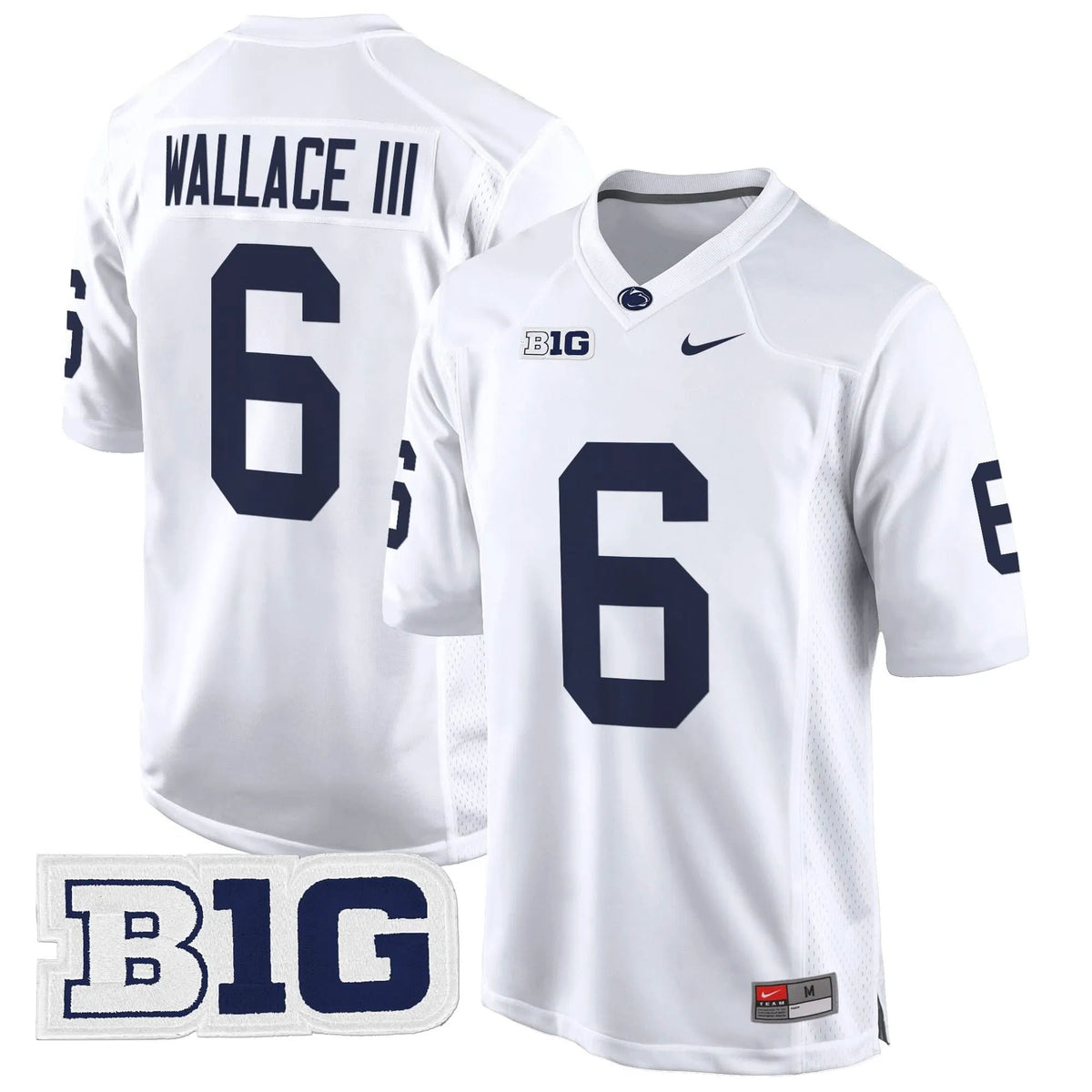 Personalized PSU 2026 Game Jersey - White / Harrison Wallace III Stitched